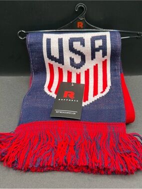 Ruffneck USA Knit Scarf - Red/Navy/White- Insider, NWT